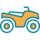 yellow atv icon