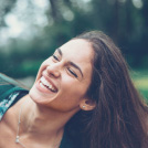 Girl smiling