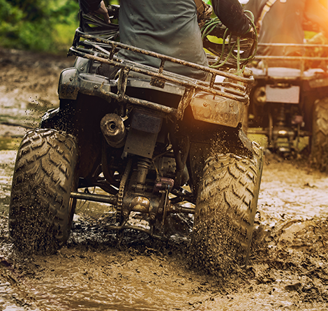 ATV in mud