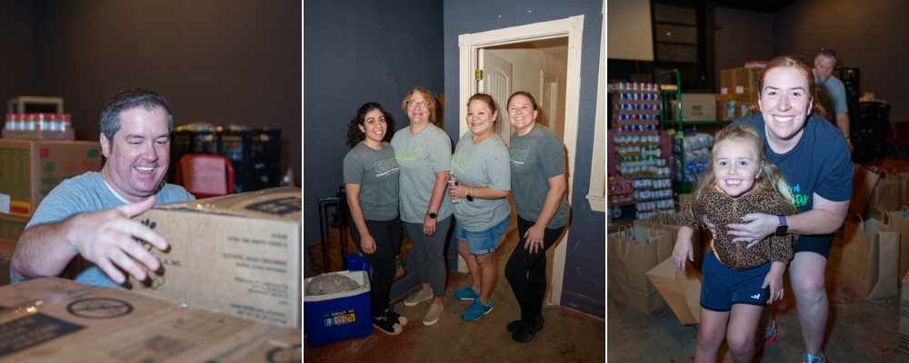 A collage of Community Resource Credit Union employees and their community involvement.
