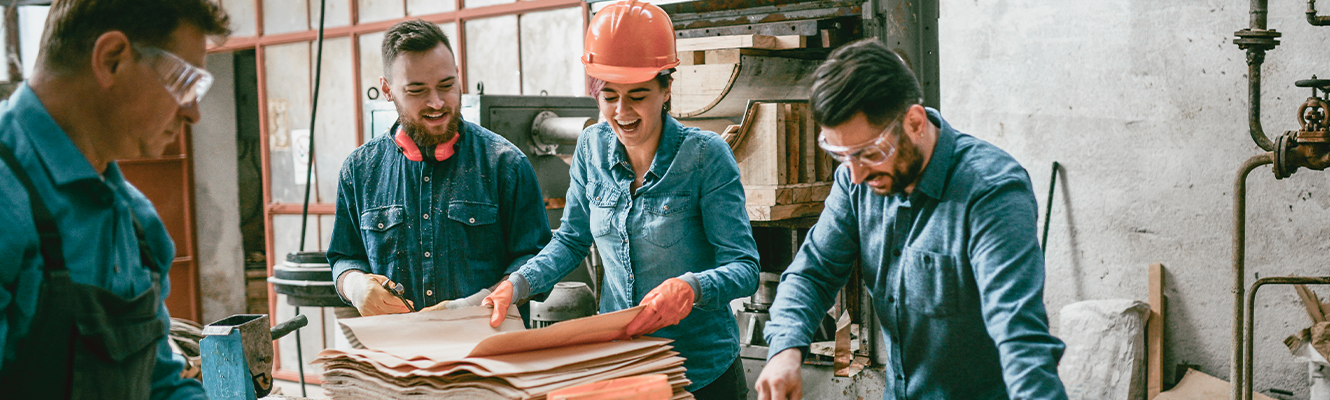 workers in factory