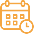 Calendar and clock icon
