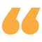 Orange quote icon