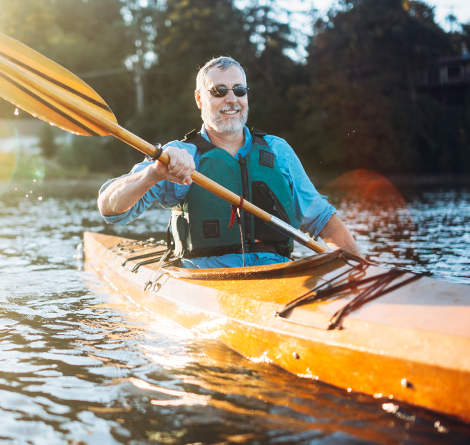 Man in Kayak