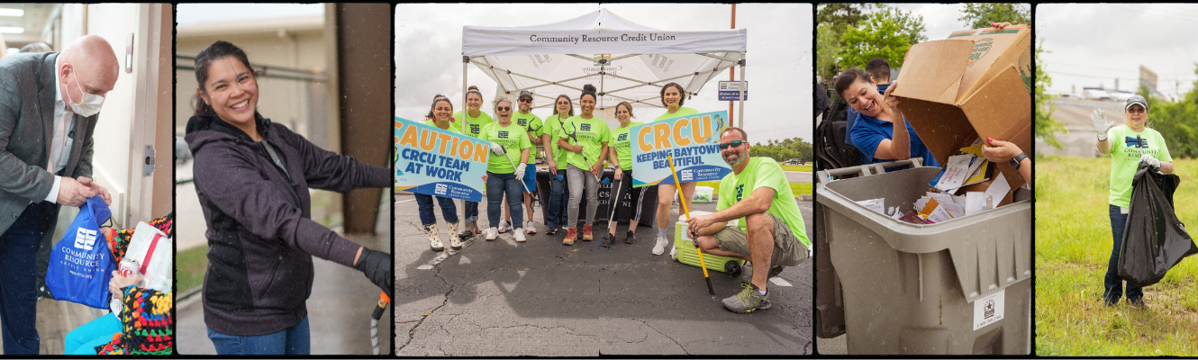 CRCU employees being featured in their community involvement.