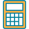 Small calculator icon